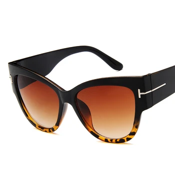 Novi Modni Brand Dizajner Mačka oko Ženske Sunčane naočale Ženske gradijent ispunjava sunčane naočale Sunčane Naočale Velike Naočale feminino de sol UV400