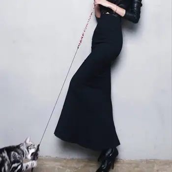 2021 zimska ženska moda seksi mornarska suknja s visokim strukom paket обтягивающий bedra crna riblji rep sirena duga suknja pr