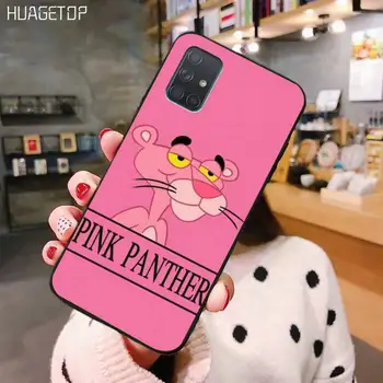 HUAGETOP Slatka Crtani film Pink Panther Luksuzna Torbica Za telefon Samsung Galaxy A21S A01 A11 A31 A81 A10, A20 A30 A40 A50 A70 A80 A71 A51