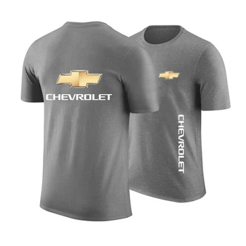 Topla ljetna rasprodaja Muške Casual majica sa 3D ispis, t-shirt s logom Chevrolet, košulja kratkih rukava, zgodan top s okruglog izreza, trend majica Harajuku