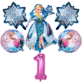 1 set Disney Smrznuto 2 Princeza Elsa Гелиевые Loptice Broj Duša Djeteta Folije Globus Ukras za rođendan Dječja igračka Poklon za djevojke
