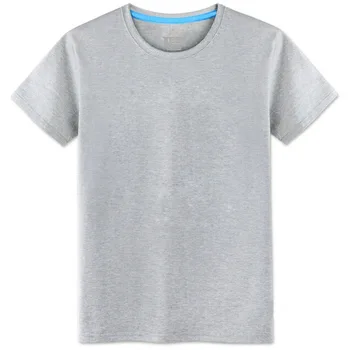 E1011-2020 Ljetne nove muške majice jednobojnu tanak trend i casual moda s kratkim rukavima