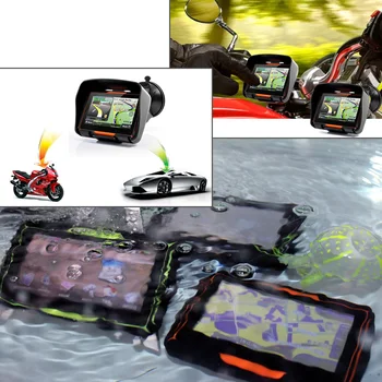 Fodsports 4,3-inčni GPS navigator Za motocikle Vodootporan Bluetooth GPS Navigacija za pješake Besplatne Karte