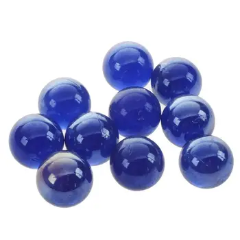 10 Kom. Kuglice 16 mm staklene perle od stakla, staklene kuglice uređenje igračke Tamno plava