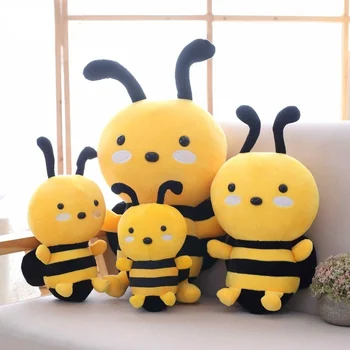 Kawaii 'tvrdi malo pčela' Pliš Igračku Odlična Pčela s Krilima soft Soft Dječje Lutke Djeca Smiruje Lutke Dječji rođendanski Poklon 25/25/30 Cm