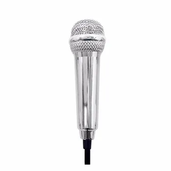 Prijenosni Mini 3,5 mm Žični Mikrofon za Mobilni Telefon i Tablet PC Laptop Je Pjeva Karaoke Za iPhone Mikrofon od aluminijske Legure