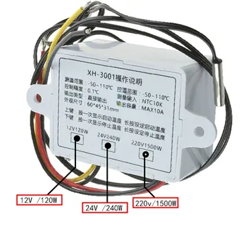 Xh-W3001 Digitalni Termostat, Prekidač Temperature Микрокомпьютерный Regulator Temperature Prekidač Za Kontrolu Temperature