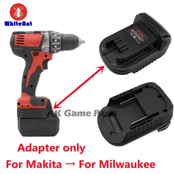 Adapter je Pretvarač Baterije Za Makita 18 U BL1820 1830 Litij-Ionska Baterija Pribor Pretvorite U Литиевую Bateriju Milwaukee 18 M18