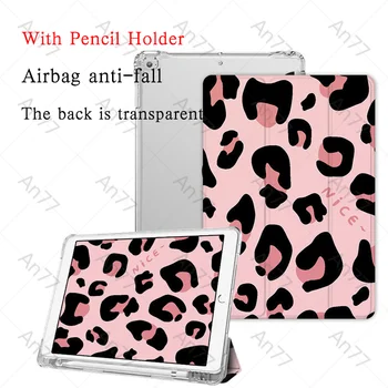 Pink Леопардовый torbica za iPad Mini 5 Soft cover za iPad 7-og i 8-og Bistra osnovna cover za iPad Air 4 2020 Torbica Funda Smart Cover
