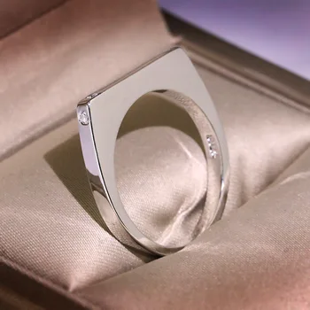 Geometrijski Prsten u jednostavnim stilom za žene Veličina Prstena u obliku vala 6 7 8 9 10 Poklon za prijatelja Fin nakit