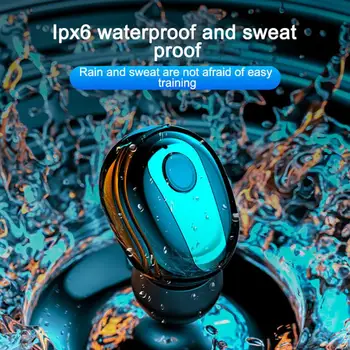 Bežične Bluetooth kompatibilne slušalice Mini in ear sportske mono stereo slušalice TWS vodootporne slušalice za iphone xiaomi