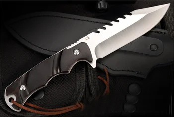 Nož s fiksnom oštricom Novi single blade vanjski izravan nož D2 čelika visoke tvrdoće vanjski kamp samoobrana EDC taktički nož