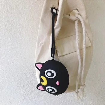 Anime Mačka Mjesec Torbice Dječji nula novčanik Ruksak Ukras Anime Torba Ženska djevojka Modne torbice Cosplay Poklon