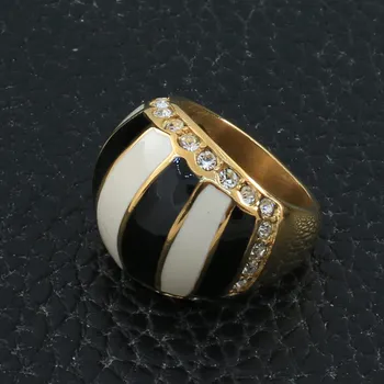 Prsten od nehrđajućeg čelika Nakit zlatne boje na Veliko za žene Modni poklon Najnoviji nakit za žene Joyas Mujer Shop RBJKBLBG
