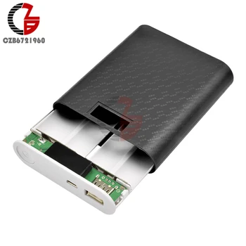 12000 mah 4x18650 Power Bank Torbica USB Punjač za mobilni telefon DIY Box Shell LCD zaslon za iPhone Xiaomi Android Punjenje telefona