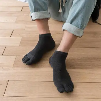Muške Pamučne Čarape sa pet prstiju na nogama Sportske čarape na gležnjevima s niskim дышащим cutaway Z3T0