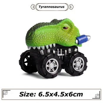 26 Stilova Mini Model Automobila Dinosaura Dječja igračka Model životinja Usmjerite prometnoj igračku Тираннозавр Automobil Brojka, Igračke, pokloni