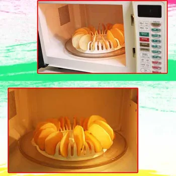 DIY niske kalorijske Mikrovalna pećnica, Bez masnoća Proizvođač Čipsa Alati za pečenje i konditorskih proizvoda Plastični kuhinjski alati