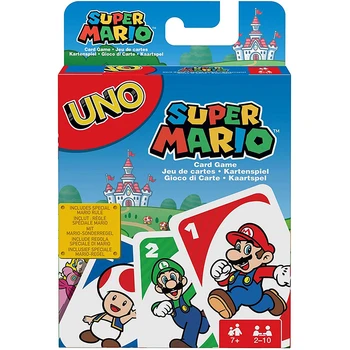 Super Mario bros, Mario Igre UNO Kartice Igra Puzzle Obiteljska Zabavna Zabavna Igra Poker Dječje Igračke Igraće Karte i pokloni za rođendan