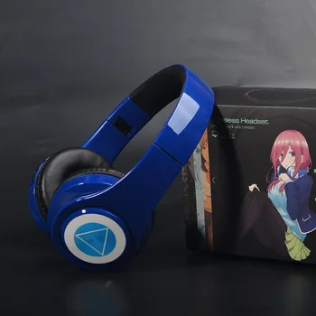 Srž Квинтэссенции Bluetooth Stereo Gaming Headset Sklopivi 2 u 1 Bežična Мику Накано Anime Cosplay Slušalice Poklon