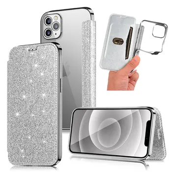 Luksuzni Novčanik Flip-knjižica Torbica za telefon od umjetne kože za iPhone 11 12 Pro XS XR Max X 6 6S 7 8 Plus Premaz Transparentan Stražnjeg Poklopca Kućišta