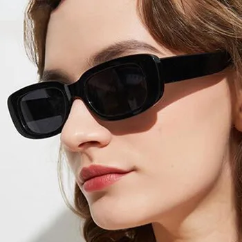 LONSY 2021 Novi Trg Sunčane naočale Ženske Luksuzne Marke Dizajnerske Klasicni Mali pravokutni Sunčane naočale za žene i muškarce Oculos De Sol