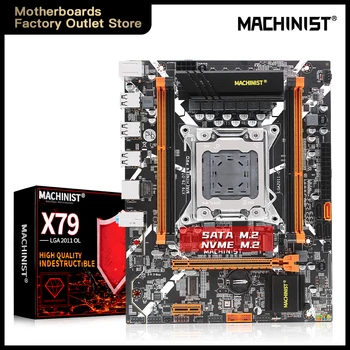 Matična ploča MACHINIST X79 Komplet sa procesorom Xeon E5 2640 LGA 2011 Kit DDR3 8gb(2 X 4 GB)ram-a ECC M. 2 NVME M-ATX SATA X79 Z9-D7