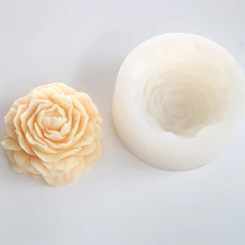 Novi Oblik za sapun ručne izrade 3D Veliki Cvijet Božur Silikonska Forma Alata za kupanje Помадная oblik za tortu Alata za ukrašavanje torte DIY Čokolade oblik
