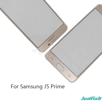 J5 prime Vanjska Stakla Za Samsung Galaxy J5 prime Prednje Staklo Dodirna Ploča Zaslona Digitalizator Senzor Zamjena Stakla