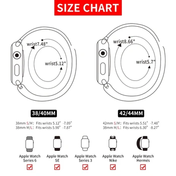 Sportski najlon narukvica s petljom za Apple watch 44 mm 40 mm remen iwatch 42 mm 38 mm Smart-remen za sat Apple watch serije correa SE 6 5 4 3 2