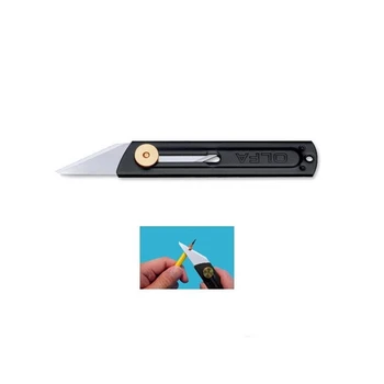Vanjski Džepni Nož za Papir Taktički Kamp Obrezivanje Od Nehrđajućeg Čelika ultra-tanki Nož EDC Alat Skulpturalnost Oštrica Crna