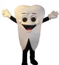 Visoka kvaliteta zuba kostim maskote veličina odjeće za odrasle Besplatna dostava