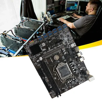 Matična ploča B250C BTC Miner s procesorom G3900+ram memorijom od 4 GB DDR4 2666 Mhz 12XPCIE u priključak za kartice USB3.0 LGA1151 za майнинга BTC