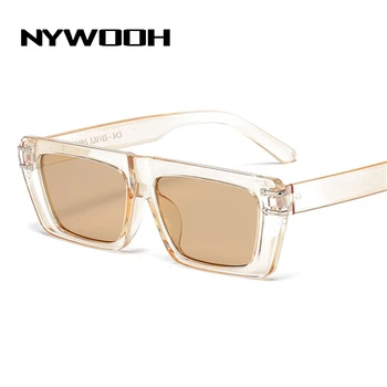 NYWOOH Mali Berba Sunčane naočale za žene i muškarce Klasicni Brand Dizajn Pravokutni Sunčane naočale Crne naočale UV400