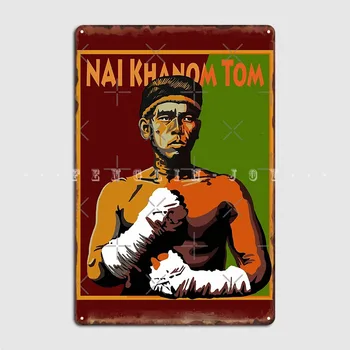 Nai Khan Je Otac Muay Tai - Metalni Znak Klupska Zid Zabavne Naljepnice Жестяная Firma Poster
