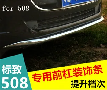 Styling vozila ABS Kromirana Prednja Rešetka Oko Završne Utrke Roštilji Završiti za 2011-Peugeot 508 Auto oprema