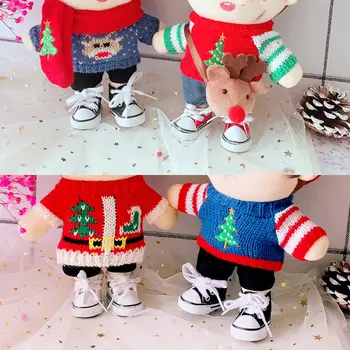Lutkarska odjeća za 20 cm Korejski Lutke Kpop od samta Lutkarska Odjeća Džemper Mekana Igračka Lutka Odjeću za Lutke Idol Pribor
