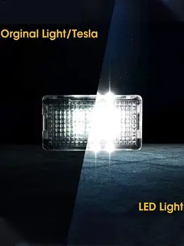 Svijetle LED Auto Žarulje Komplet Nosača Frunk Light Za Tesla Model 3 X S Laka Zamjena Utikača Led unutrašnjost Lampe
