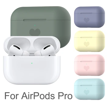 Slatka Silikonska Torbica za Bežične Slušalice za AirPods Pro Zaštitni Poklopac Koža za Apple Air Pods Pro dodatnu Opremu za Punjenje Kutije