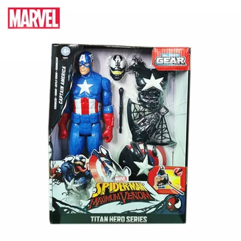 Marvel Avengers Spider-Man Maksimalna Otrov Kapetan Amerika Figurica Igračka Za Dječju Kolekciju Lutka