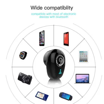 S650 Mini Bluetooth kompatibilne Slušalice su Bežične Slušalice Nevidljive Slušalice, Handsfree Slušalice stereo Slušalice Slušalica S Mikrofonom