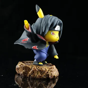 Anime Figure Pokemon Naruto Учиха Itachi Model PVC Igračke Pocket Monster Slatka Lutka Cosplay Шиппуден 11 cm Figurica Božićni poklon