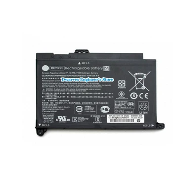 Pravi Baterija BP02XL za laptop HP Pavilion serija 15 BP02041XL HSTNN-LB7H HSTNN-UB7B TPN-Q172 Baterija TPN-Q175 7,7 U 41 W H