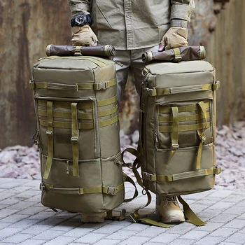 60Л Velike Pješačkih torba Višenamjenski Vojni Taktički Ruksak Molle Lov Na Otvorenom Vojne Penjanje Prometni Ribolov torbe XA224Y
