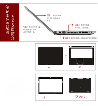 Naljepnica za laptop Oznaka na koži Zaštitni poklopac od karbonskih vlakana za GIGABYTE Aorus X5 V6 V7 V8 X5-CF1T X5-CF1 X5S v5 15,6